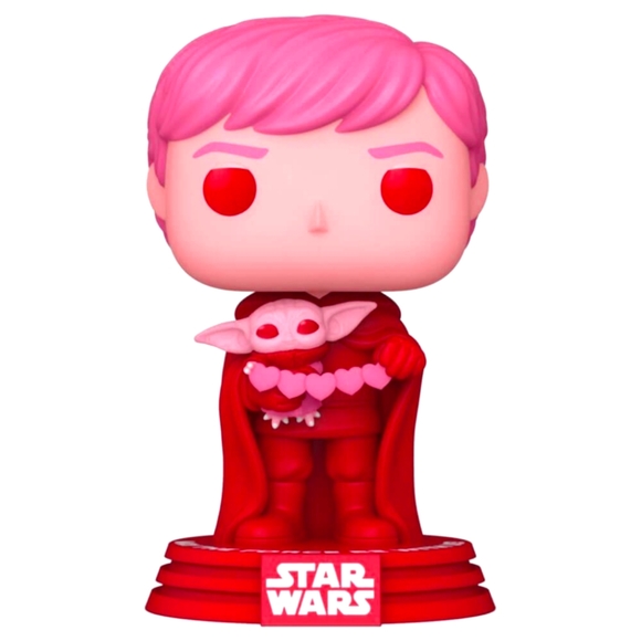 ๐๏ธFunko Pop! Star Wars Luke Skywalker with Grogu Valentine Special Edition NWT - Picture 3 of 12